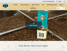 Tablet Screenshot of mysticmonkcoffee.com